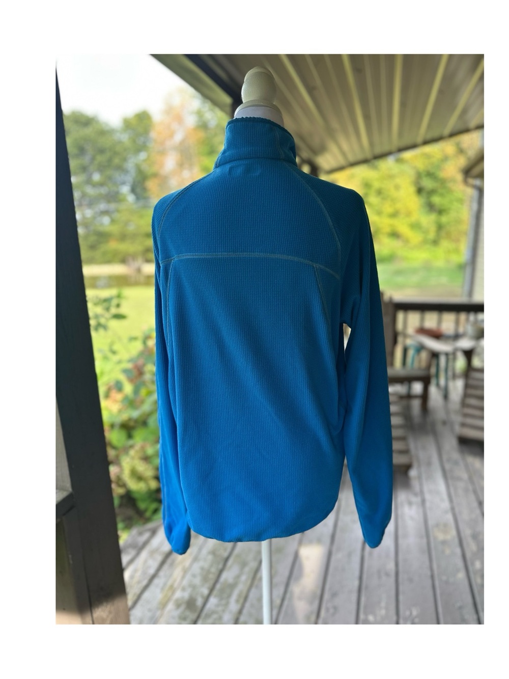Columbia Teal Blue Half-Zip Performance Pullover Size Medium - Picture 6 of 10